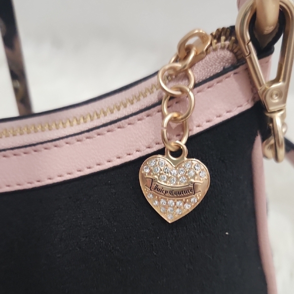 🔹Host Pick 🔹Juicy Couture Exclusive Liquorice/pink  Lovers Club Bag Wallet Set - Picture 10 of 14